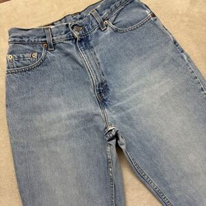Vintage Levi's 550 Jeans Womens 10 Relaxed Fit Tapered Leg Light Wash Y2K Denim